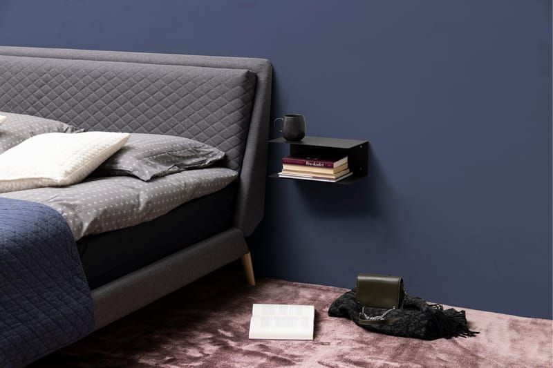 Belleuve Vägghylla 35 cm - Svart - Förvaring - Hylla - Vägghylla