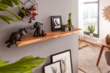Belleview Vägghylla 80x25 cm - Trä/natur - Förvaring - Hylla - Vägghylla