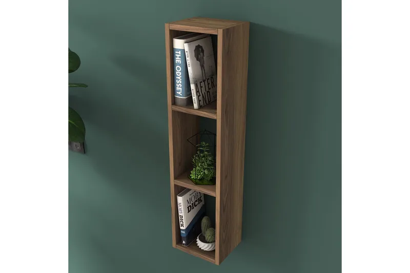 Bennerto Vägghylla 19x22 cm - Valnöt - Förvaring - Hylla - Vägghylla