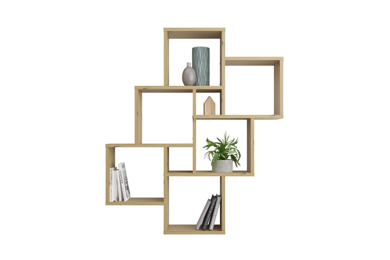 Brishana Vägghylla 81 cm - Ljusbrun - Förvaring - Hylla - Vägghylla