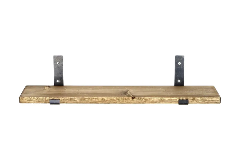 Chealsie Vägghylla 60 cm - Svart/Valnöt - Förvaring - Hylla - Vägghylla