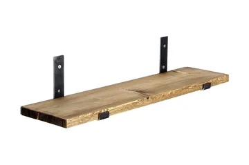 Chealsie Vägghylla 60 cm - Svart/Valnöt - Förvaring - Hylla - Vägghylla