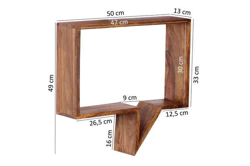 Clutts Vägghylla 2-pack - Trä/natur - Förvaring - Hylla - Vägghylla