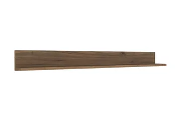 Coliandien Vägghylla 13x136 cm - Valnöt - Förvaring - Hylla - Vägghylla