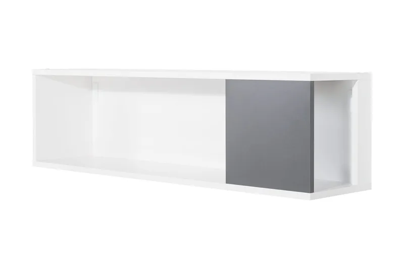 Concept Vägghylla Vit/Mörkgrå - Vit/Mörkgrå - Förvaring - Hylla - Vägghylla