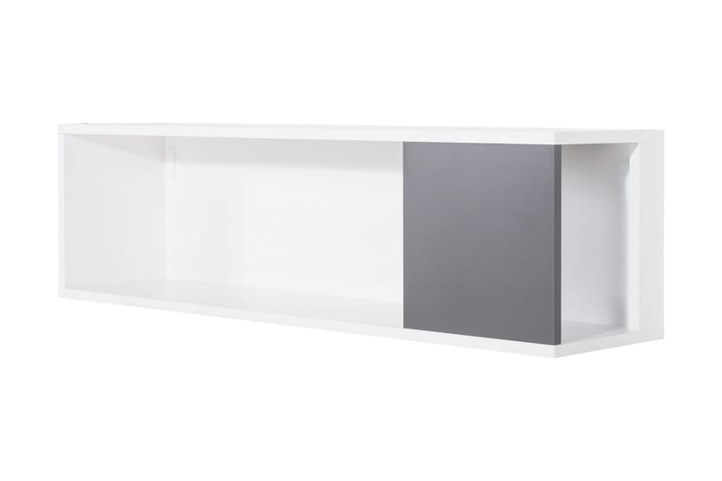 Concept Vägghylla Vit/Mörkgrå - Vit/Mörkgrå - Förvaring - Hylla - Vägghylla