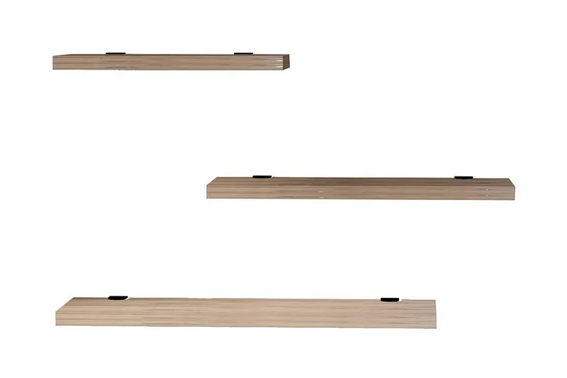 Cordin Vägghylla 2x30 cm 3-pack - Natur - Förvaring - Hylla - Vägghylla