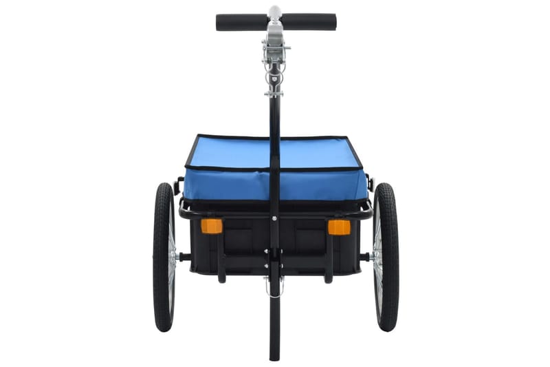 Cykelvagn/handkärra 155x61x83 cm stål blå - Blå - Förvaring - Hylla - Vägghylla