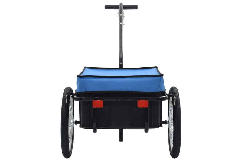 Cykelvagn/handkärra 155x61x83 cm stål blå - Blå - Förvaring - Hylla - Vägghylla