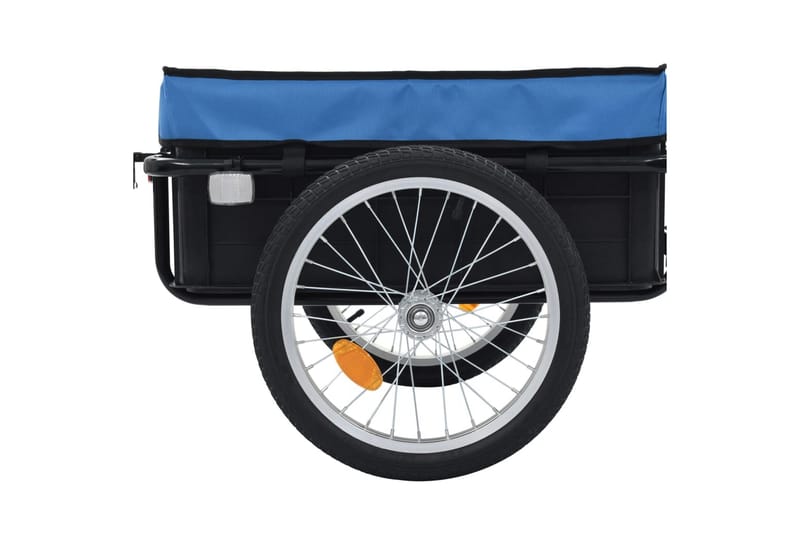 Cykelvagn/handkärra 155x61x83 cm stål blå - Blå - Förvaring - Hylla - Vägghylla