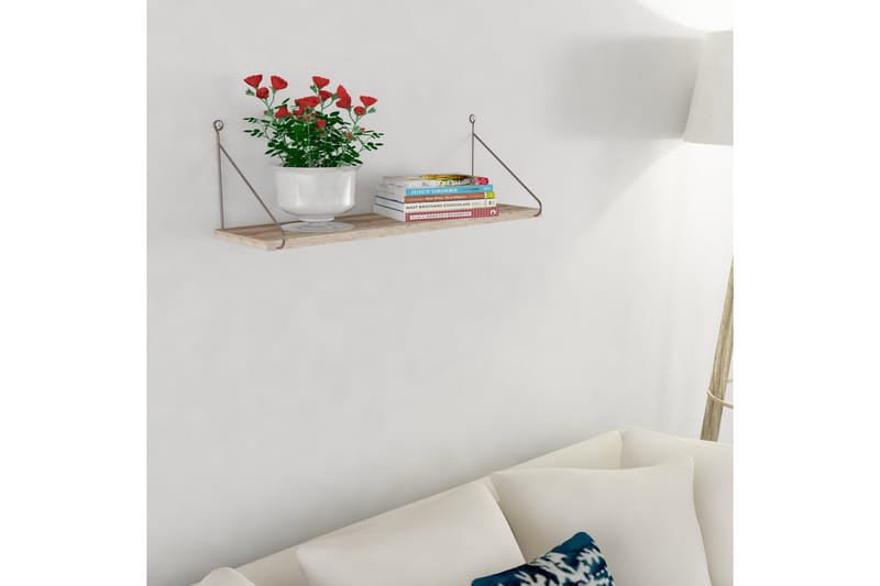 Decormet Vägghylla - Brun - Förvaring - Hylla - Vägghylla