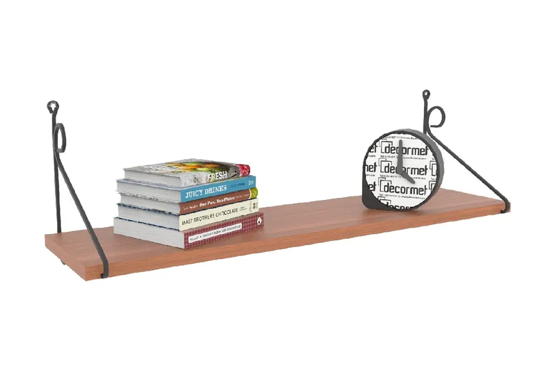 Decormet Vägghylla - Brun - Förvaring - Hylla - Vägghylla