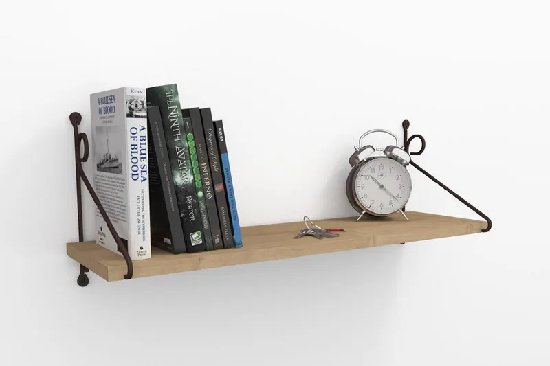 Decormet Vägghylla - Ek/Brun - Förvaring - Hylla - Vägghylla