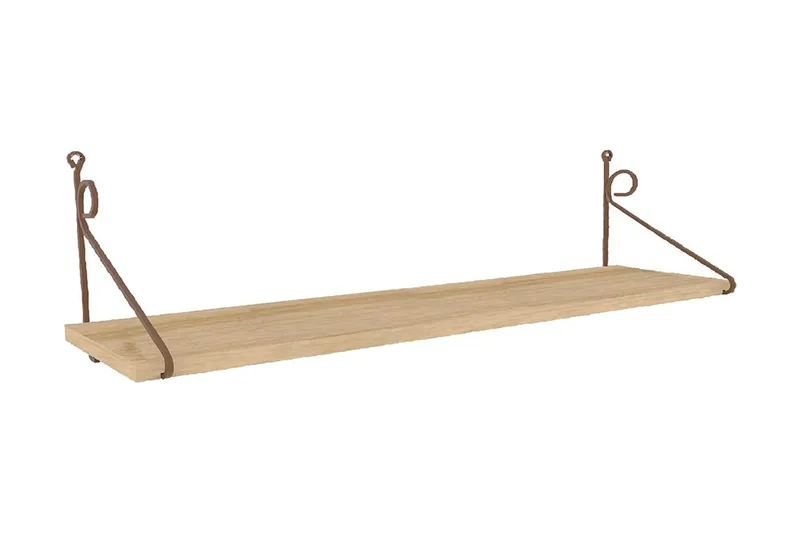 Decormet Vägghylla, Ek/Brun