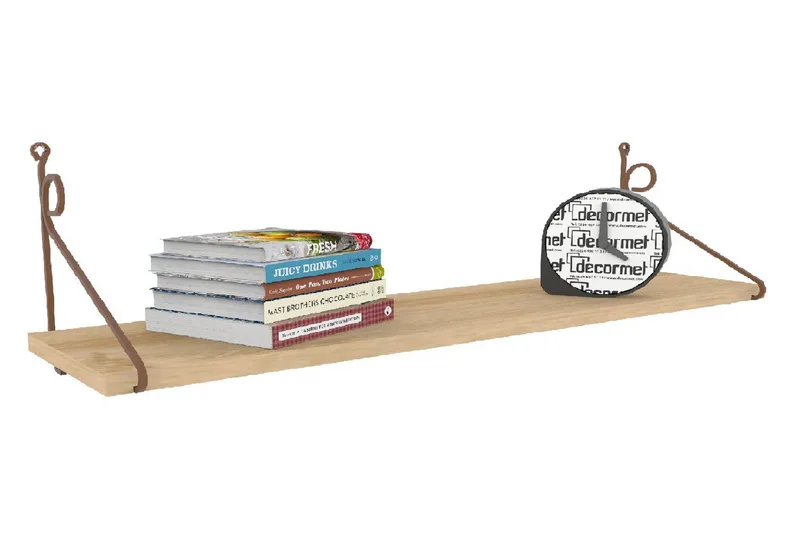 Decormet Vägghylla - Ek/Brun - Förvaring - Hylla - Vägghylla