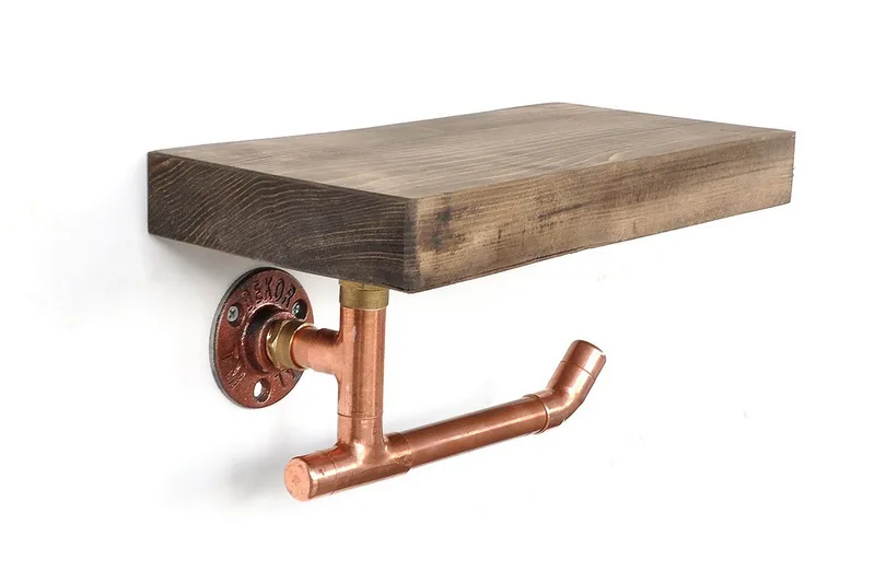 Desgrar Vägghylla 30x15 cm - Guld - Förvaring - Hylla - Vägghylla