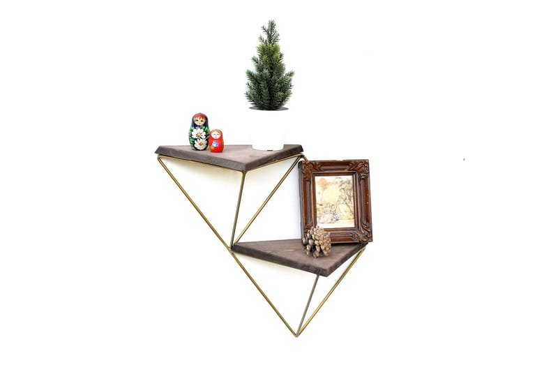 Desgrar Vägghylla 30x33 cm - Brun - Förvaring - Hylla - Vägghylla