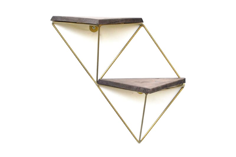 Desgrar Vägghylla 30x33 cm - Brun - Förvaring - Hylla - Vägghylla