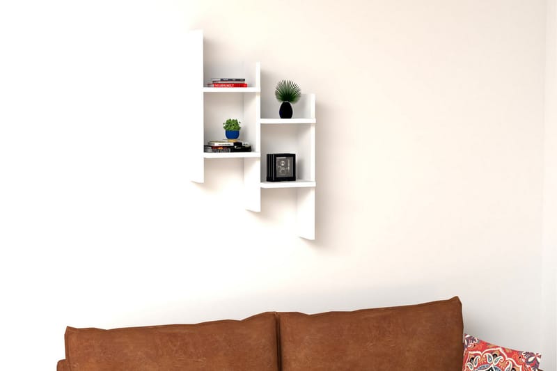 Desgrar Vägghylla 49,4x85 cm - Vit - Förvaring - Hylla - Vägghylla