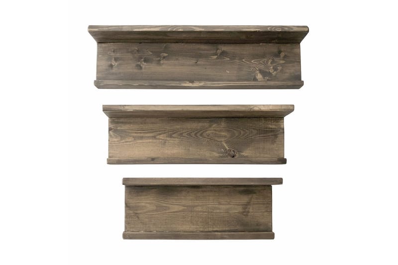 Desgrar Vägghylla 60x15 cm - Brun - Förvaring - Hylla - Vägghylla