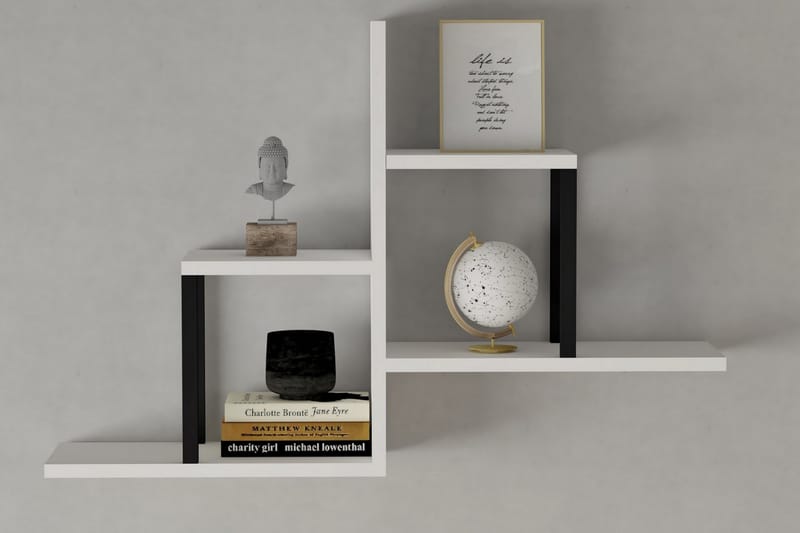 Diannare Vägghylla 20x60 cm 4-pack - Vit - Förvaring - Hylla - Vägghylla