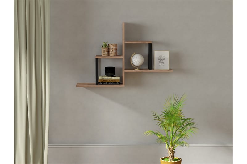Diannare Vägghylla 20x60 cm 4-pack - Natur - Förvaring - Hylla - Vägghylla