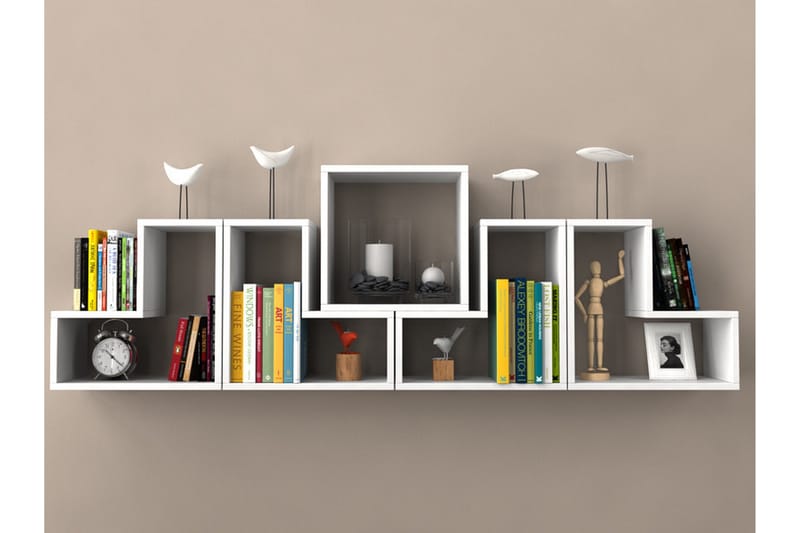 Elegancia Vägghylla - Vit - Förvaring - Hylla - Vägghylla