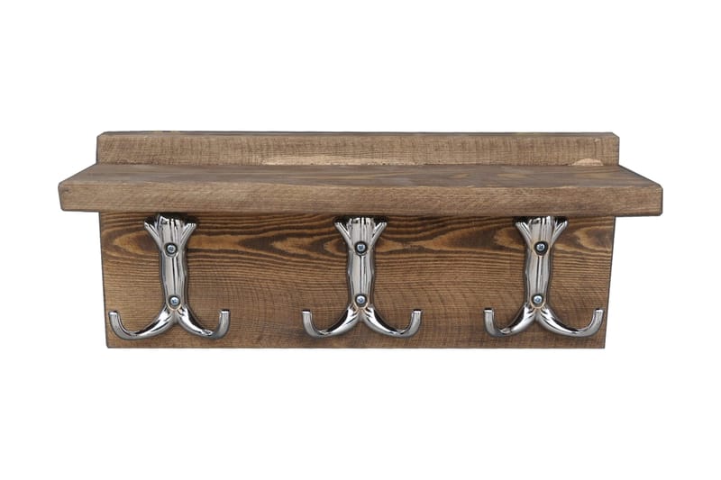 Evila Hängare 6 Krokar - Trä - Förvaring - Klädförvaring - Klädhängare - Kroklist & Klädkrokar