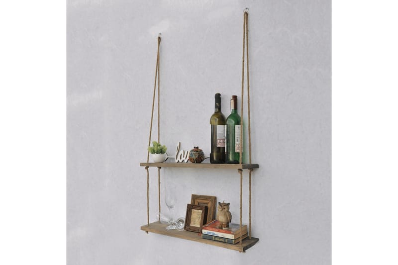 Evila Rephylla Trä - Trä - Förvaring - Hylla - Vägghylla