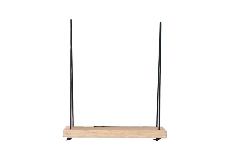 Evila Vägghylla med Rep 40 cm i Trä med Ekutseende, Beige