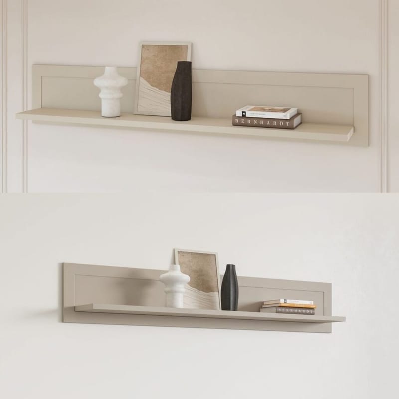 Vägghylla Evora - Ljus Beige - Förvaring - Hylla - Vägghylla