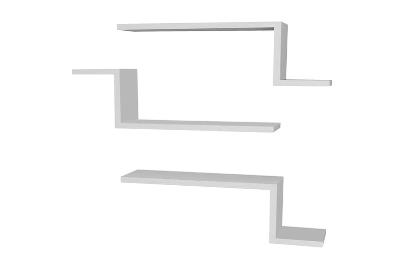 Furny Home Vägghylla 58 cm - Vit - Förvaring - Hylla - Vägghylla
