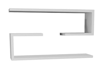 Furny Home Vägghylla 60 cm - Vit - Förvaring - Hylla - Vägghylla