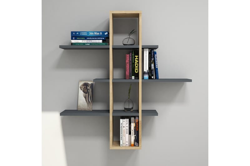 Gersby Vägghylla 101 cm - Blå/Grå - Förvaring - Hylla - Vägghylla