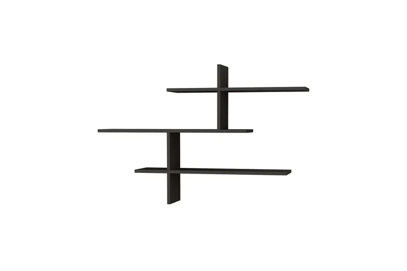 Glenure Vägghylla 123 cm - Antracit - Förvaring - Hylla - Vägghylla