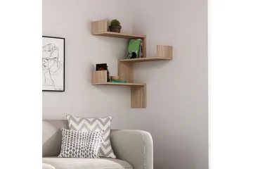Homitis Vägghylla 60 cm i Ek - Brun - Förvaring - Hylla - Vägghylla
