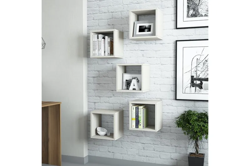 Hovdane Vägghylla 30 cm, Brun