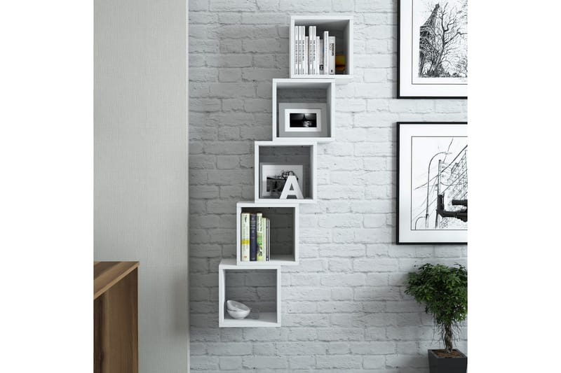 Hovdane Vägghylla 30 cm - Vit - Förvaring - Hylla - Vägghylla