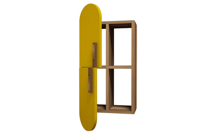 Hovdane Vägghylla 35 cm - Brun/Gul - Förvaring - Hylla - Vägghylla