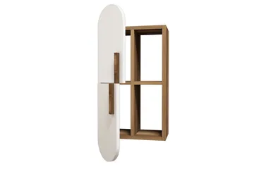 Hovdane Vägghylla 35 cm - Brun/Vit - Förvaring - Hylla - Vägghylla