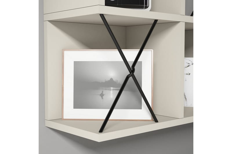 Hovdane Vägghylla 60 cm - Brun/Svart - Förvaring - Hylla - Vägghylla