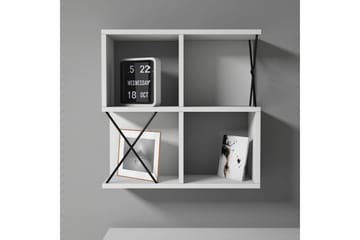 Hovdane Vägghylla 60 cm - Vit/Svart - Förvaring - Hylla - Vägghylla