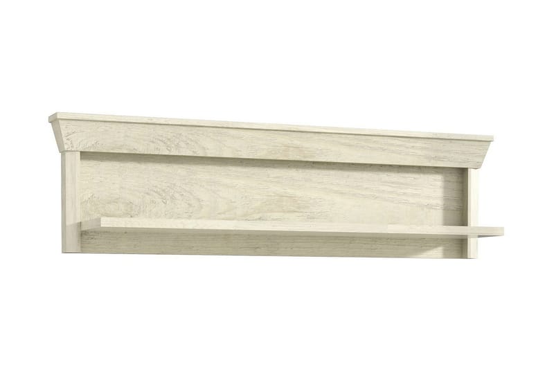 Hurlston Vägghylla 123 cm - Vit - Förvaring - Hylla - Vägghylla
