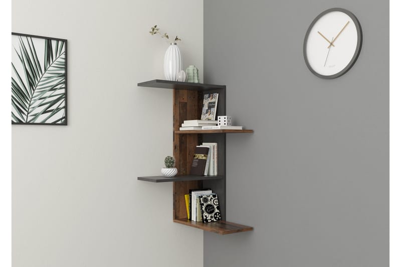 Kailyne Vägghylla 44 cm - Brun - Förvaring - Hylla - Vägghylla