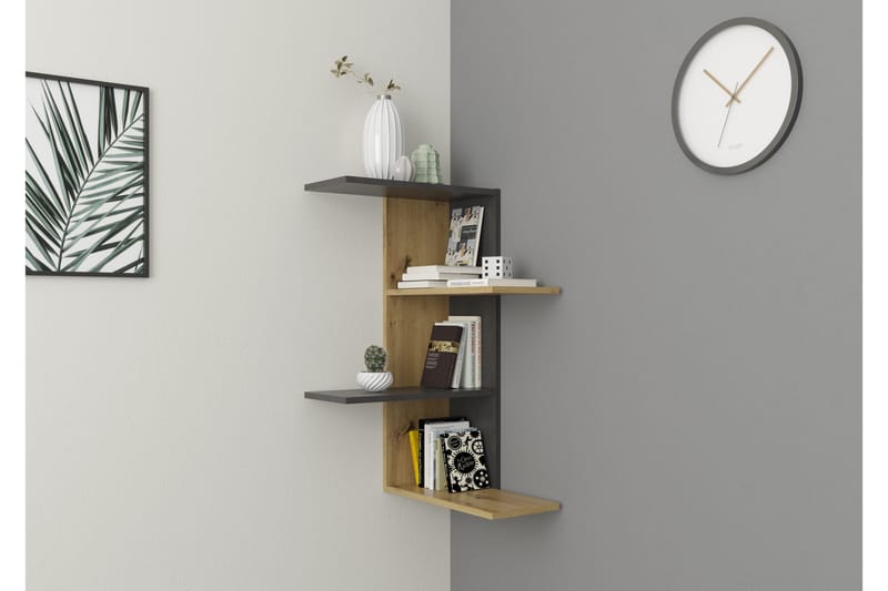 Kailyne Vägghylla 44 cm - Brun - Förvaring - Hylla - Vägghylla