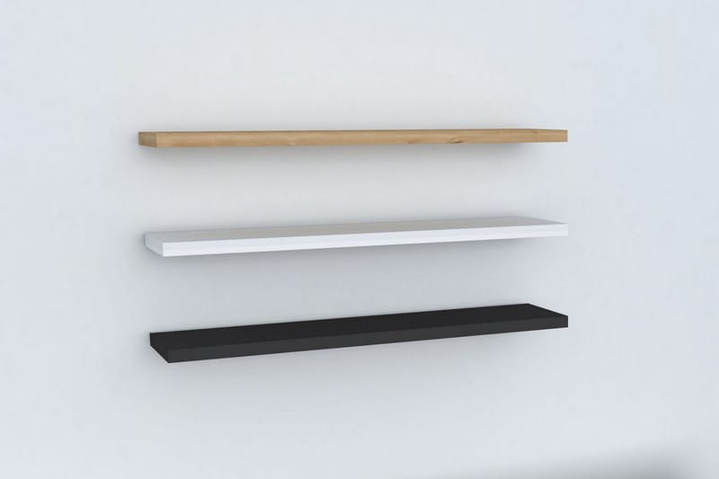 Lakasha Vägghylla 2 cm - Blå/Antracit/Vit - Förvaring - Hylla - Vägghylla