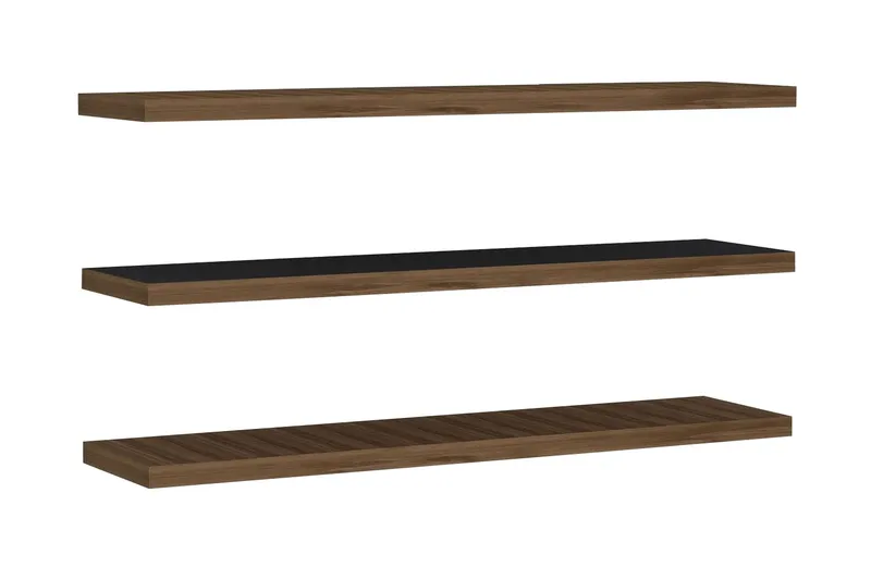 Lakasha Vägghylla 2 cm - Valnöt - Förvaring - Hylla - Vägghylla