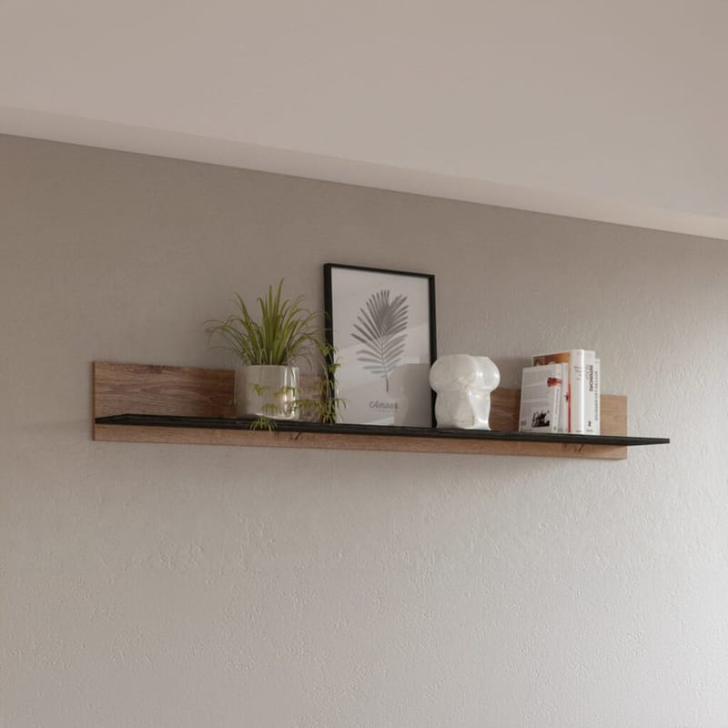 Vägghylla Larona - Lefkas ek - Förvaring - Hylla - Vägghylla