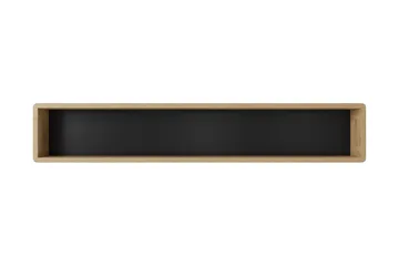 Louetta Vägghylla 150 cm - Brun/Svart - Förvaring - Hylla - Vägghylla