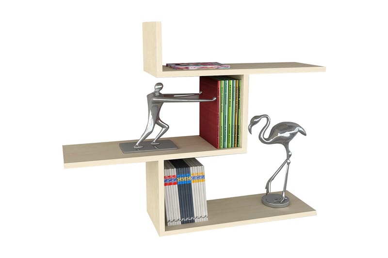 Louvrall Vägghylla, Trä